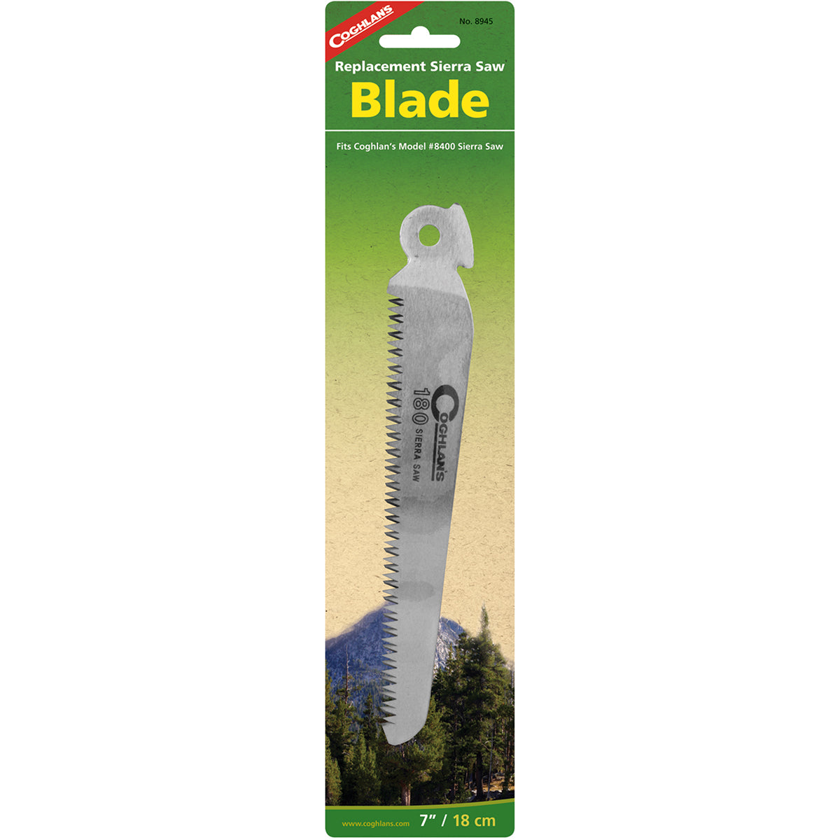 Coghlan's Replacement Sierra Saw Blade, 7-inch Tempered Flexible Steel Coghlan's