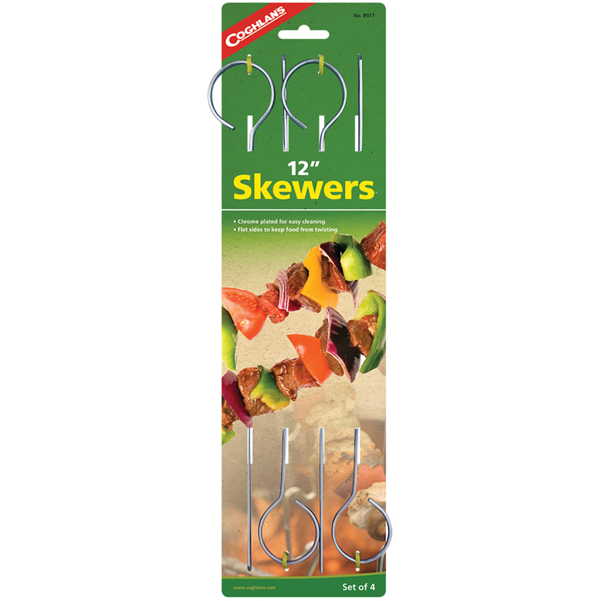 Coghlan's 12" Chrome Plated Skewers - 4-Pack Coghlan's