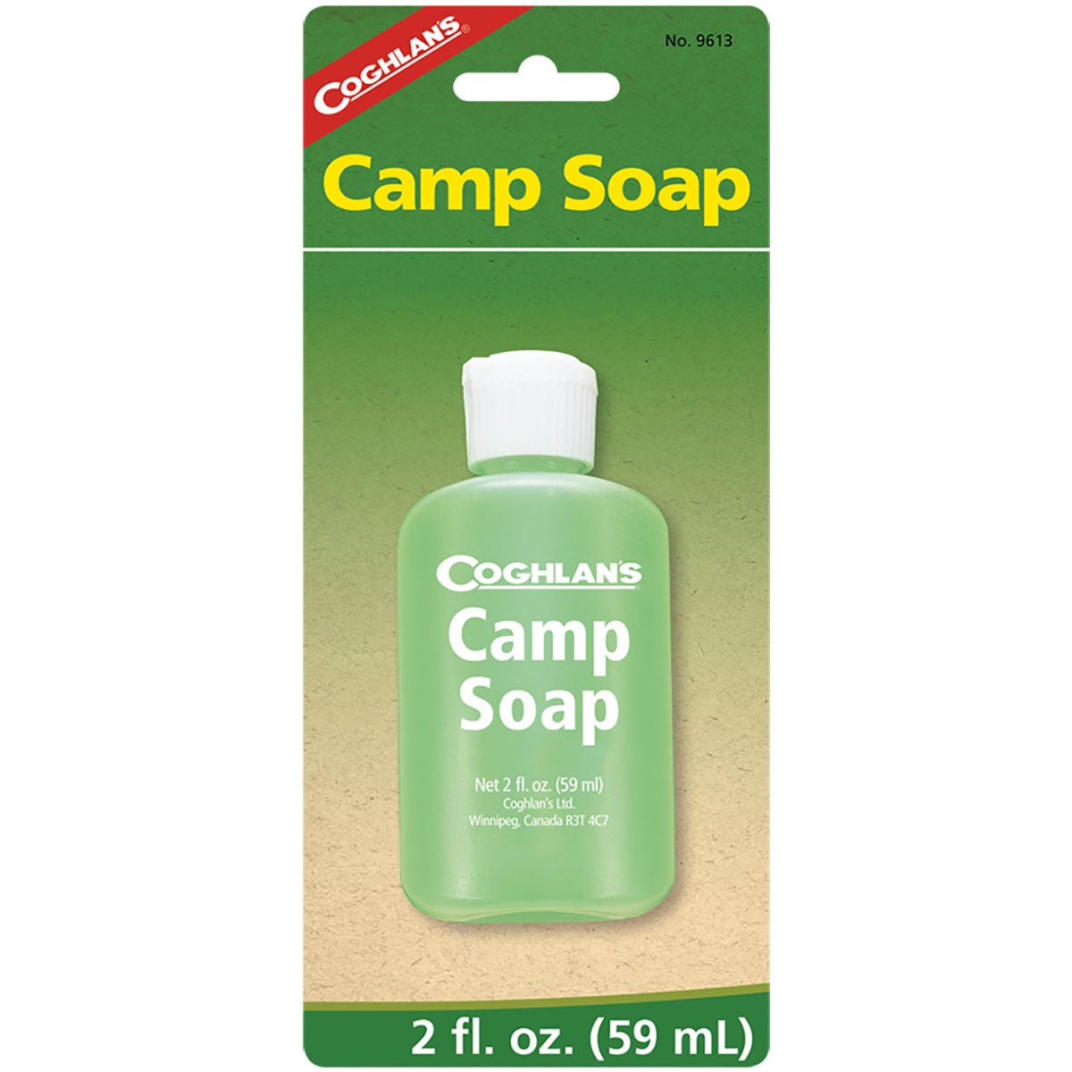 Coghlan's Camp Soap, 2 fluid ounces, Squeezable Bottle, Clean Dishes or Gear - Forza Sports
