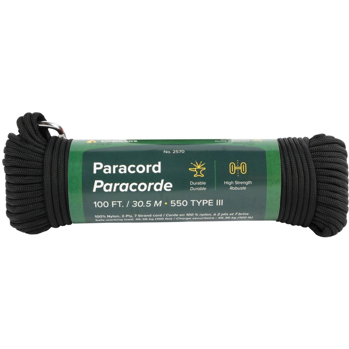 Coghlan's Paracord, 100 Ft - Forza Sports