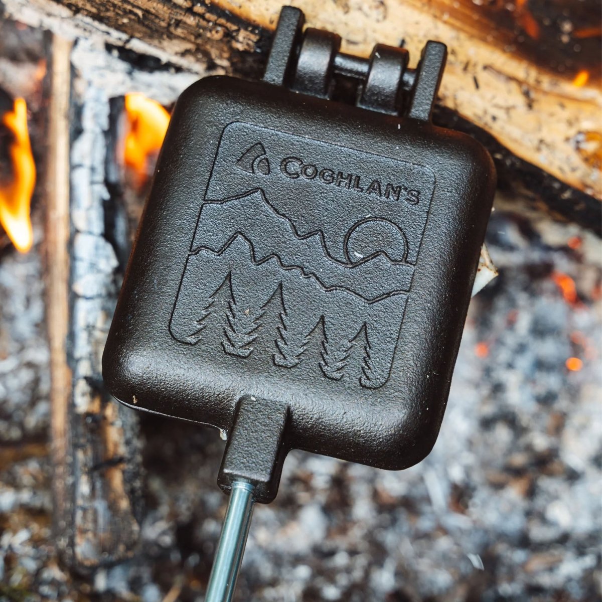 Coghlan's Pre - Seasoned Cast Iron Camp Cooker for Pies, Sandwiches, or Grilling Meat - Forza Sports