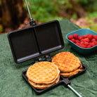 Coghlan's Pre - Seasoned Double Cast Iron Camp Cooker for Pies, Sandwiches or Grilling Meat - Forza Sports