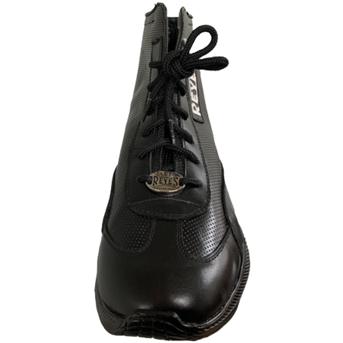 Cleto Reyes Mid Cut Leather Boxing Shoes - Black Cleto Reyes