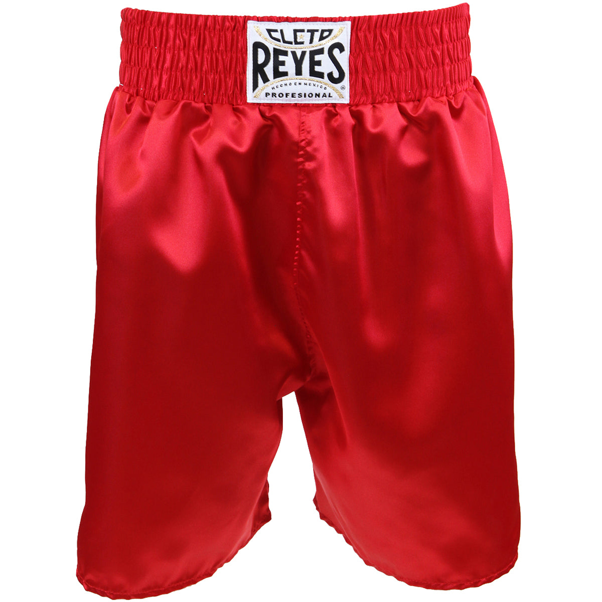 Cleto Reyes Satin Classic Boxing Trunks - XL (44") - Red Cleto Reyes