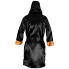 Cleto Reyes Satin Boxing Robe with Hood - Small - Black/Gold Cleto Reyes