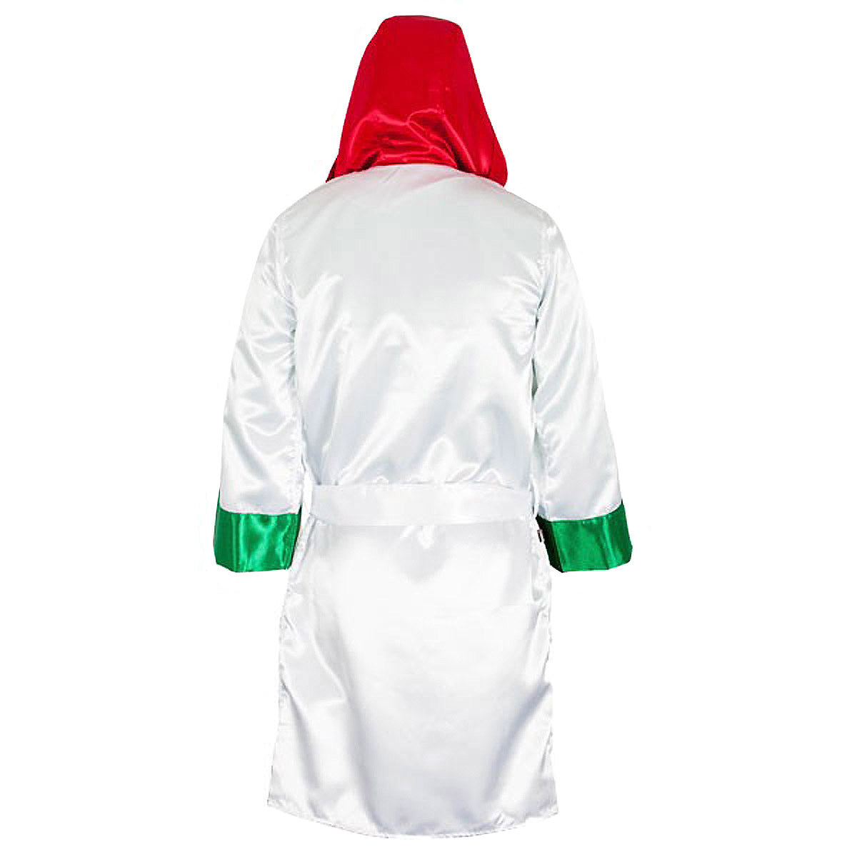 Cleto Reyes Satin Boxing Robe with Hood - Large - Mexican Flag Cleto Reyes