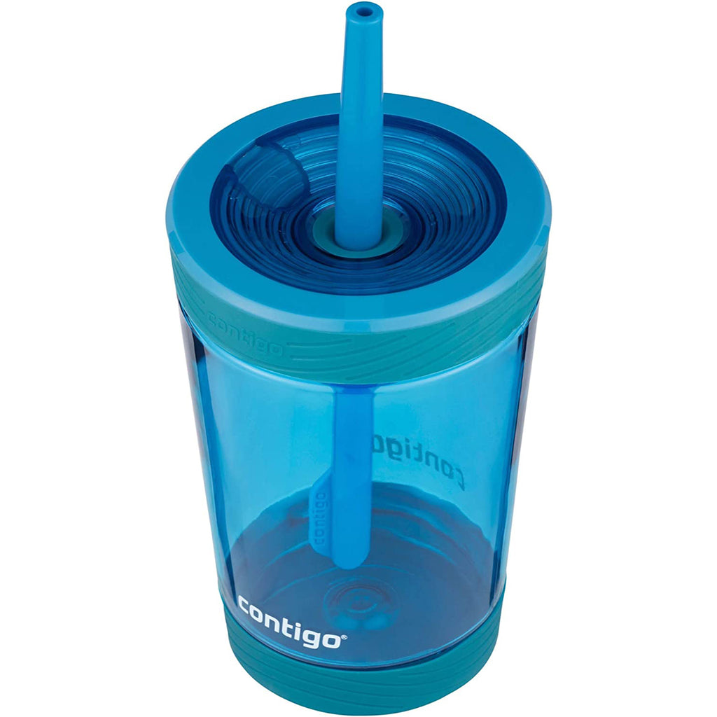 Contigo Kids Spill-Proof Stainless Steel 12oz Tumbler with Straw and  Thermalock Lid Blue Raspberry Cosmos & Kids Spill-Proof 14oz Tumbler with  Straw and BPA Free Plastic Gummy Spaceship