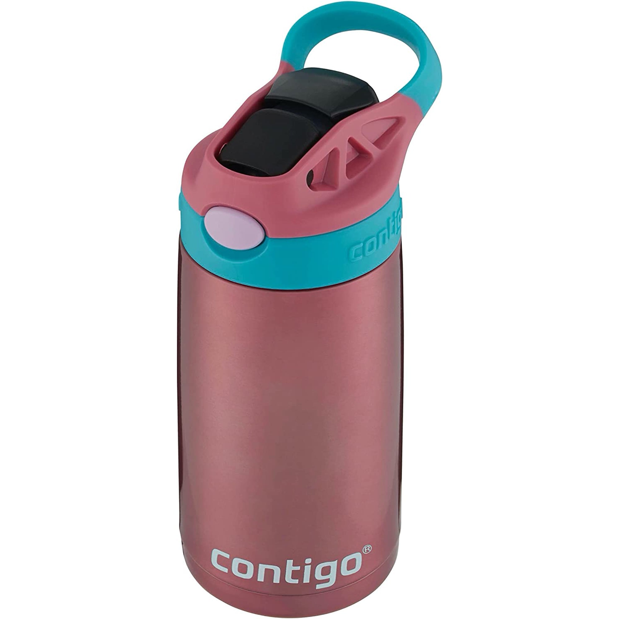 Contigo Kids Water Bottle with Autospout Straw, Lavender and Pink