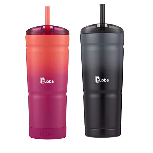 Bubba 24 oz. Envy Insulated Stainless Steel Tumbler 2-Pack- Pink Sorbet/Licorice Bubba