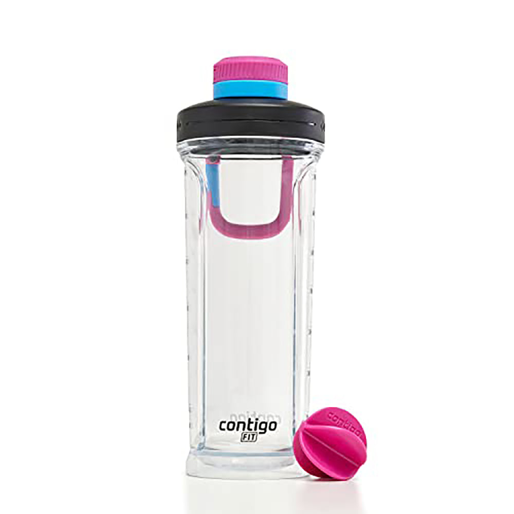 Protein Shaker Bottles ~ Mixer Cups Shake & Go ~ CONTIGO 28 oz. each 2 Pack