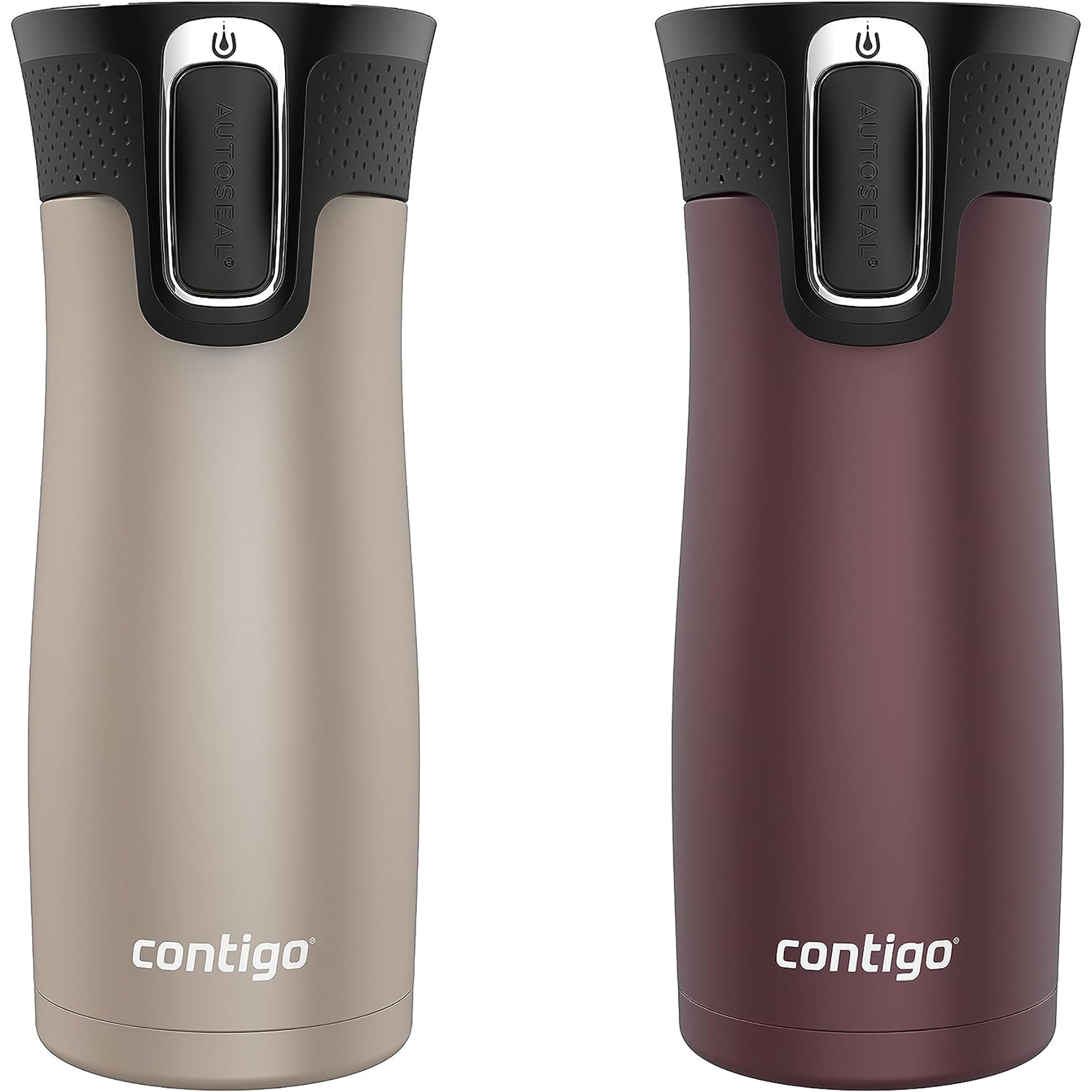 Contigo 16 oz. West Loop 2.0 Insulated Stainless Steel Travel Mug 2-Pack Contigo