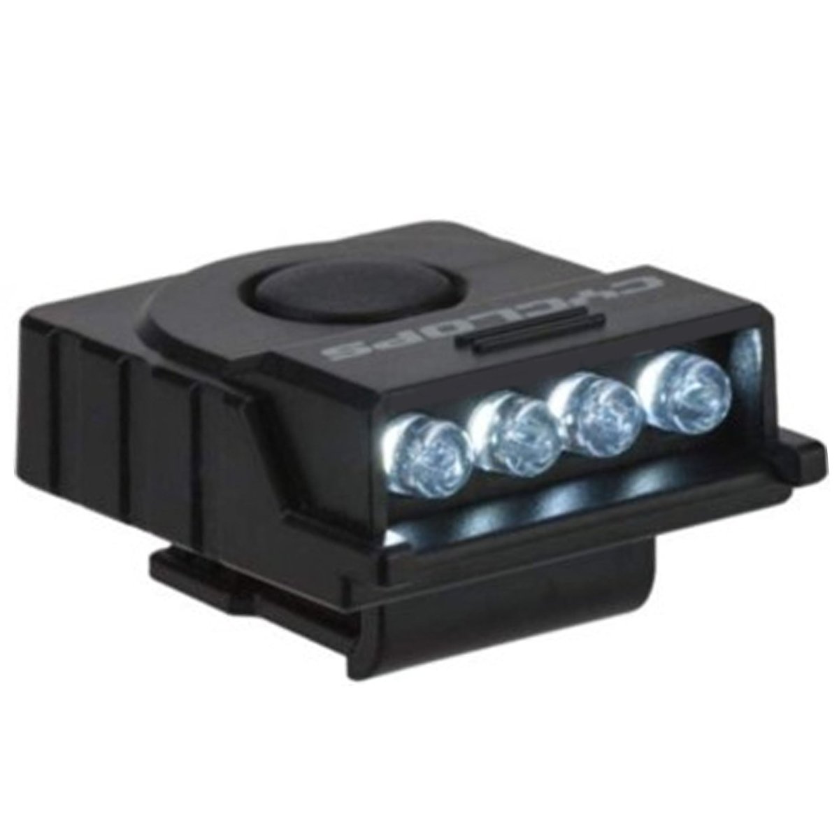 Cyclops Orion Hat Clip Light w/ 3 Green LED Lights - Black - Forza Sports