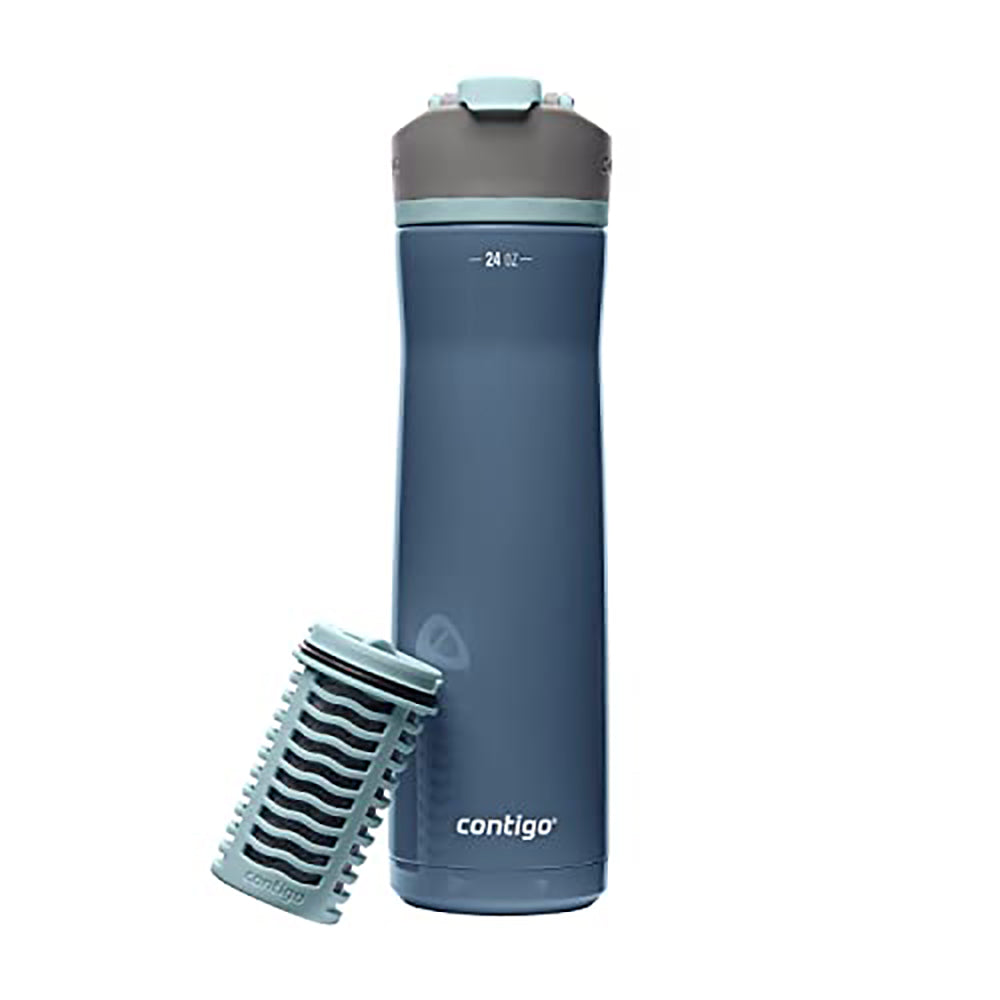 Contigo 24 oz. Clybourn Chill Free-Flow Filtration Stainless Steel Water Bottle Contigo