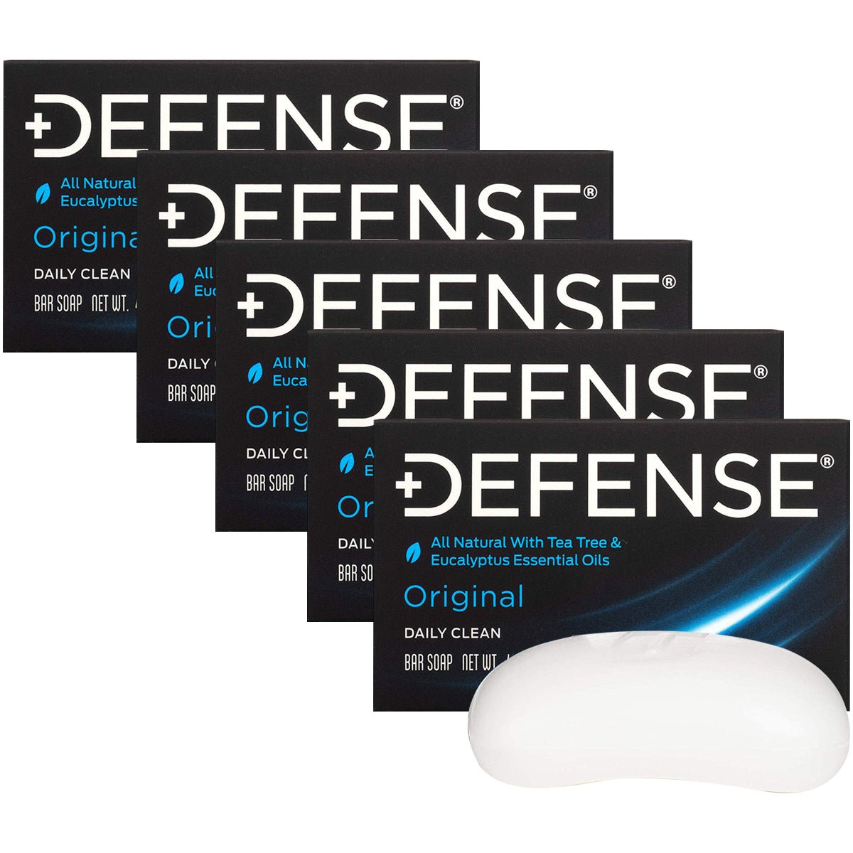 Defense Soap 4 oz. Original Body Bar Soap - 5 Pack - Forza Sports