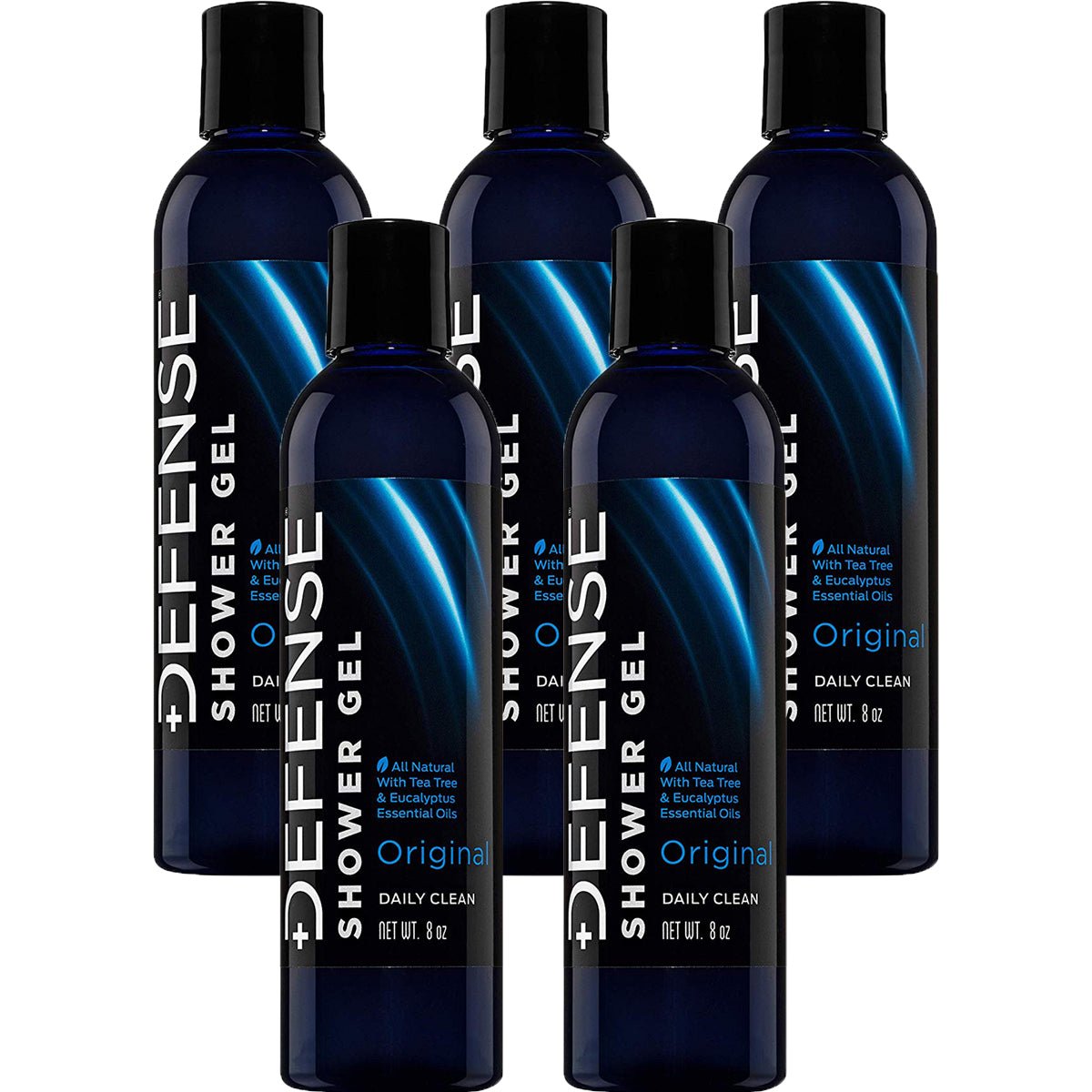 Defense Soap 8 oz. Original Shower Gel - 5 Pack - Forza Sports