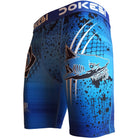Dokebi Shark BJJ Compression Shorts - Blue - Forza Sports