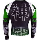 Dokebi Temple Long Sleeve BJJ Rashguard - Green - Forza Sports