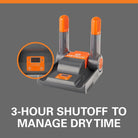 DryGuy Force Dry Digital Shoe Dryer, 2 Ports, Gray/Orange - Forza Sports