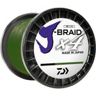 Daiwa 300 Yard J-Braid X4 Braided Fishing Line - Dark Green Daiwa