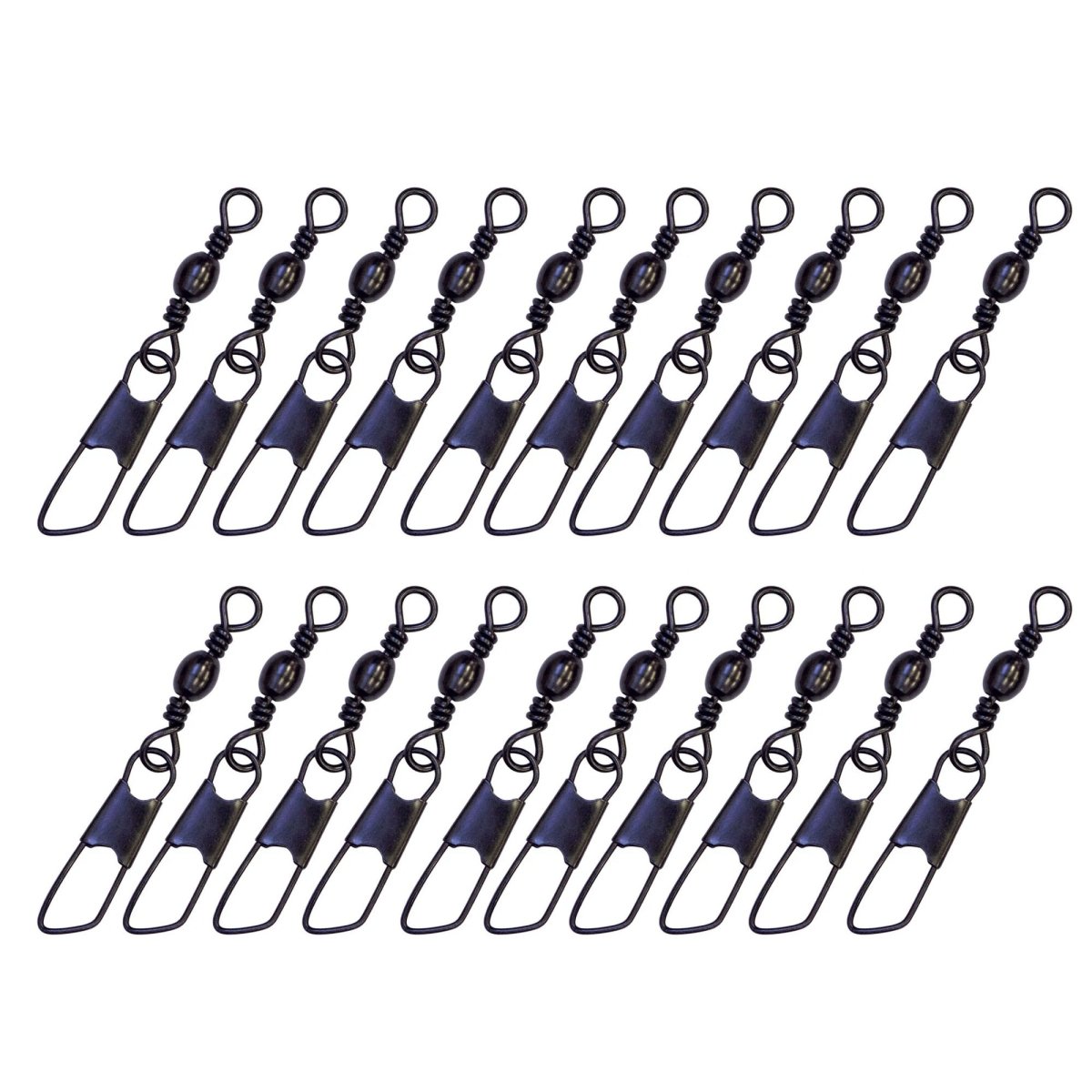 Eagle Claw Barrel Swivel with Safety Snap - Forza Sports