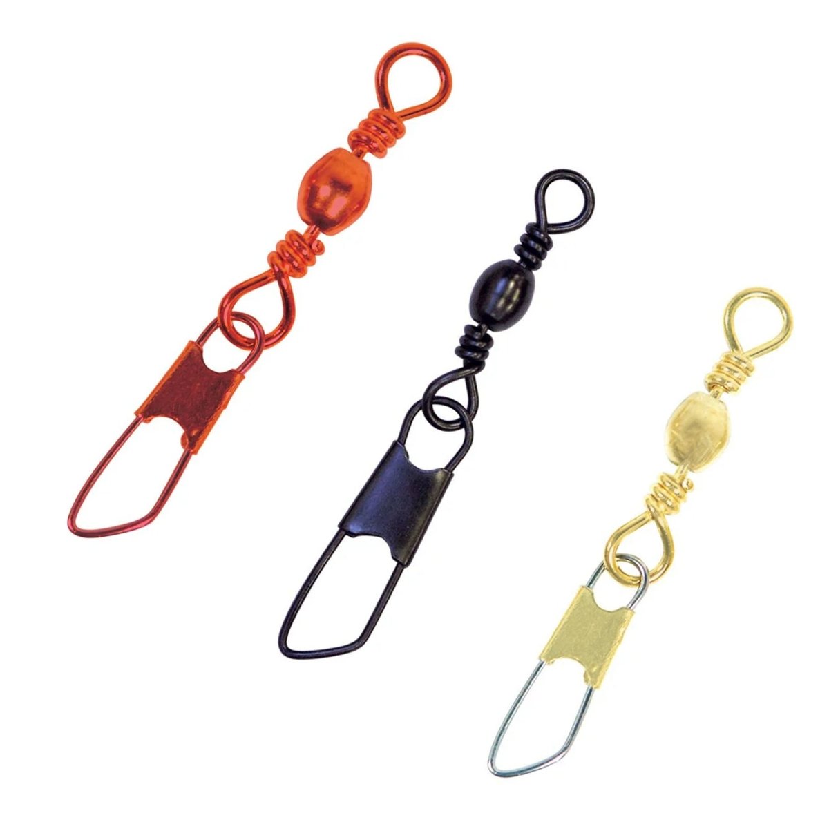 Eagle Claw Barrel Swivel with Safety Snap - Forza Sports