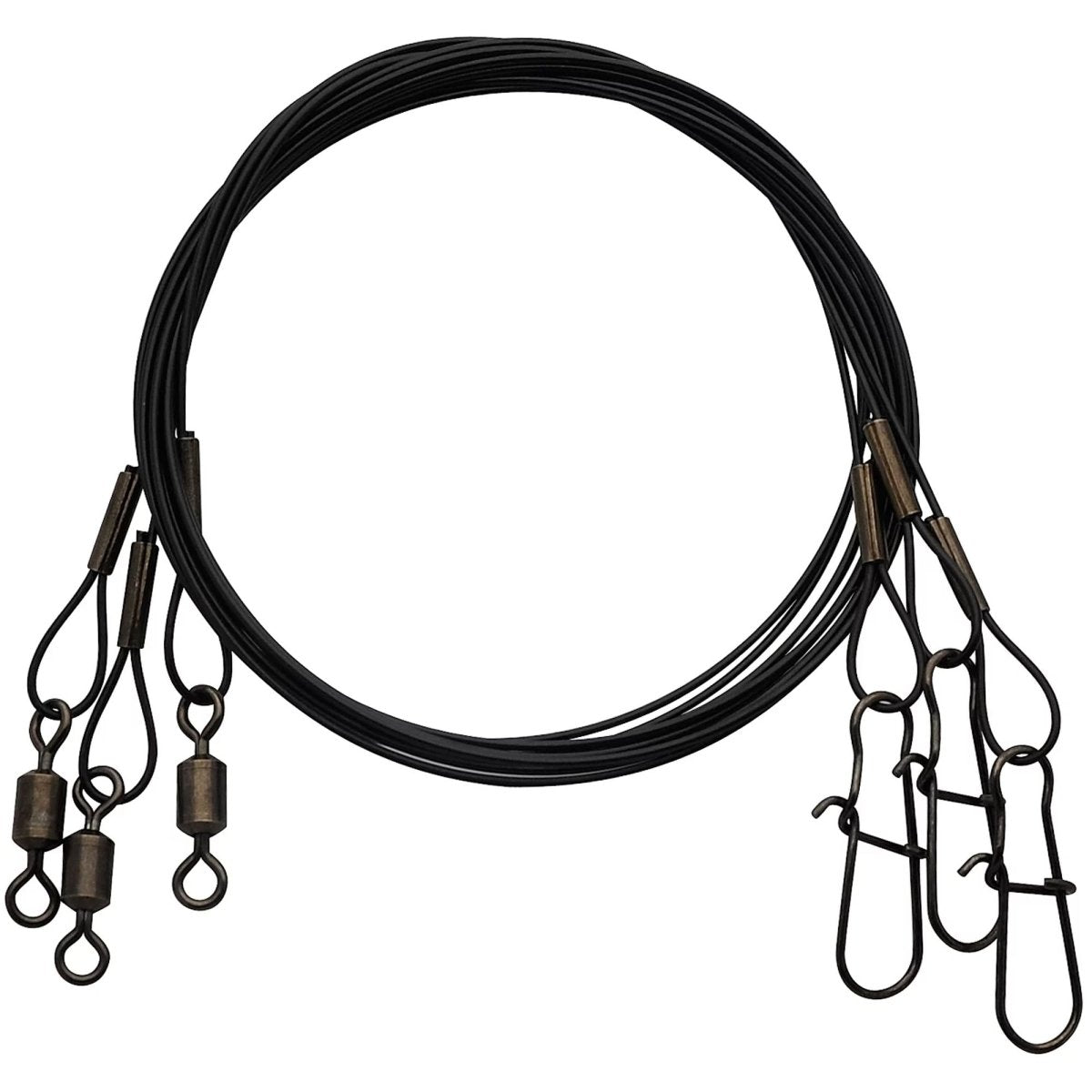 Eagle Claw Clear/Bright Heavy Duty Wire Leaders Assorted Pack - Forza Sports