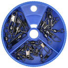 Eagle Claw Barrel Swivels with Safety Snap Assorted Pack - Forza Sports