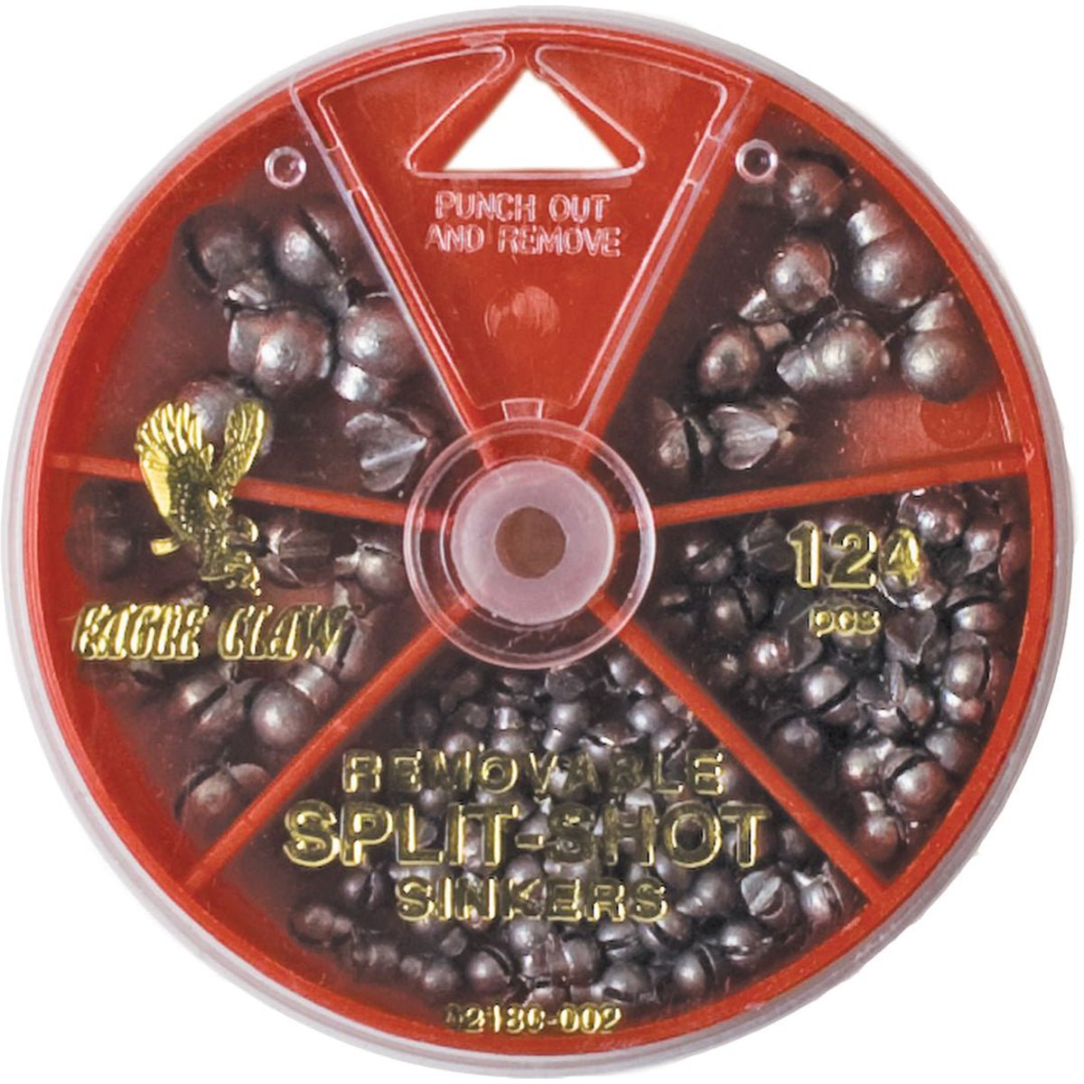 ईगल क्लॉ रिमूवेबल स्प्लिट - शॉट सिंकर्स डायल पैक - फोर्ज़ा स्पोर्ट्स