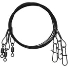 Eagle Claw Black Heavy Duty 12" Wire Leaders 3-Pack Eagle Claw