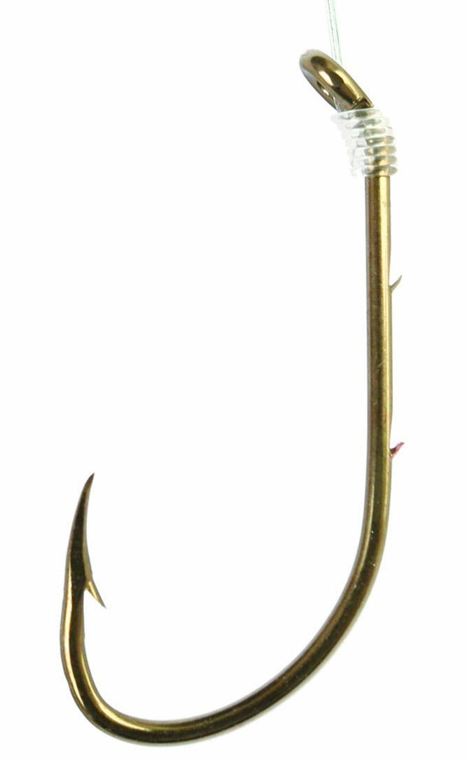 Eagle Claw Snelled Baitholder Hooks Assorted Pack - Bronze - Forza Sports