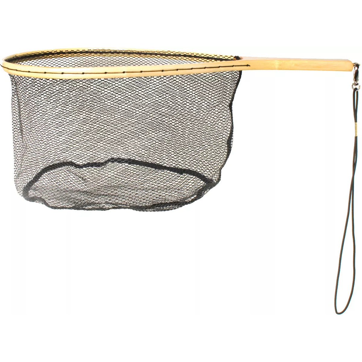 Eagle Claw Wood Trout Net with Rubberized Netting Eagle Claw