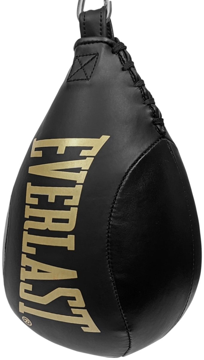 Everlast Elite 9" Speed Bag - Black/Gold - Forza Sports