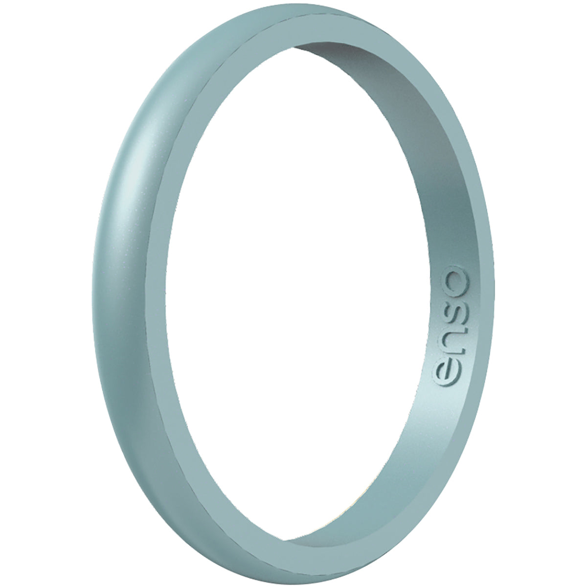 Enso Rings Halo Birthstone Series Silicone Ring - Aquamarine Enso Rings