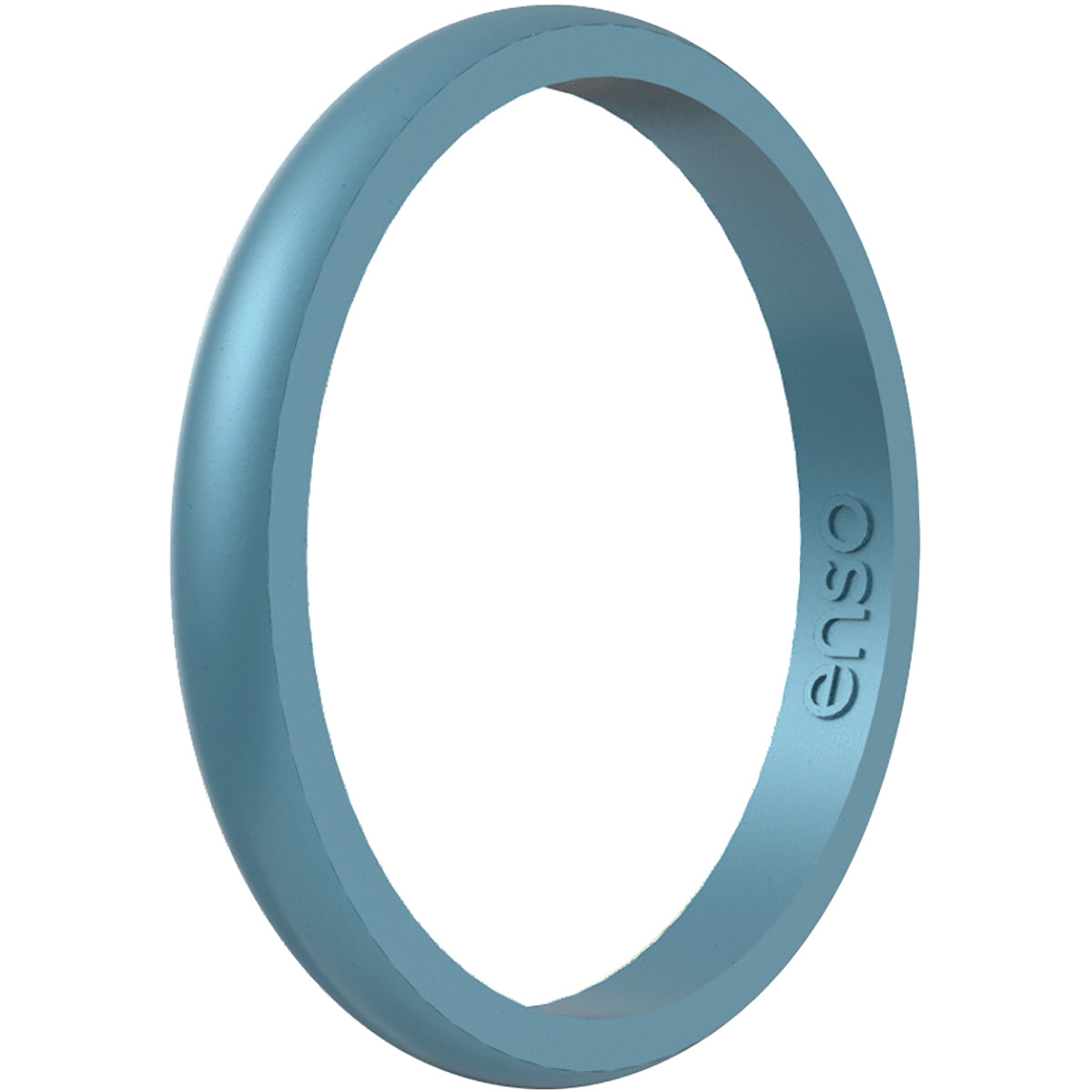 Enso Rings Halo Birthstone Series Silicone Ring - Blue Topaz Enso Rings