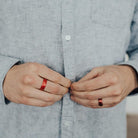 Enso Rings Classic Birthstone Series Silicone Ring - Garnet - Forza Sports