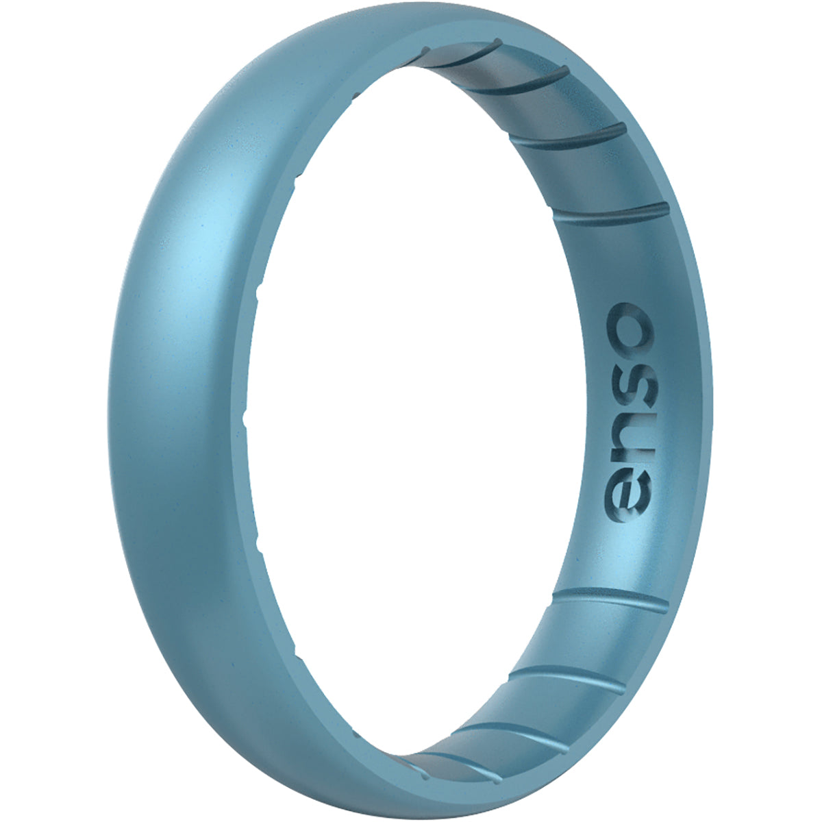 Enso Rings Thin Birthstone Series Silicone Ring - Blue Topaz Enso Rings