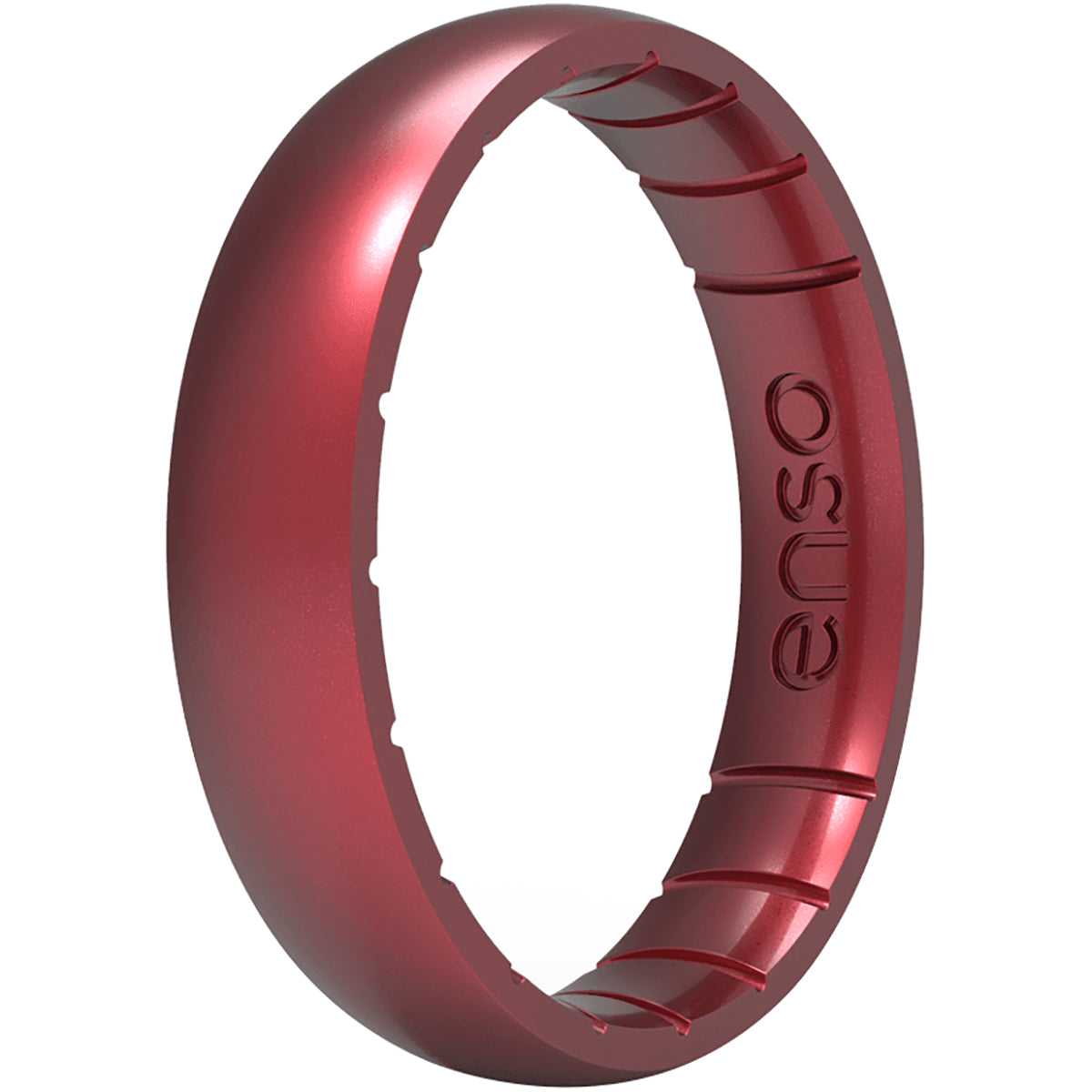 Enso Rings Thin Birthstone Series Silicone Ring - Ruby Enso Rings