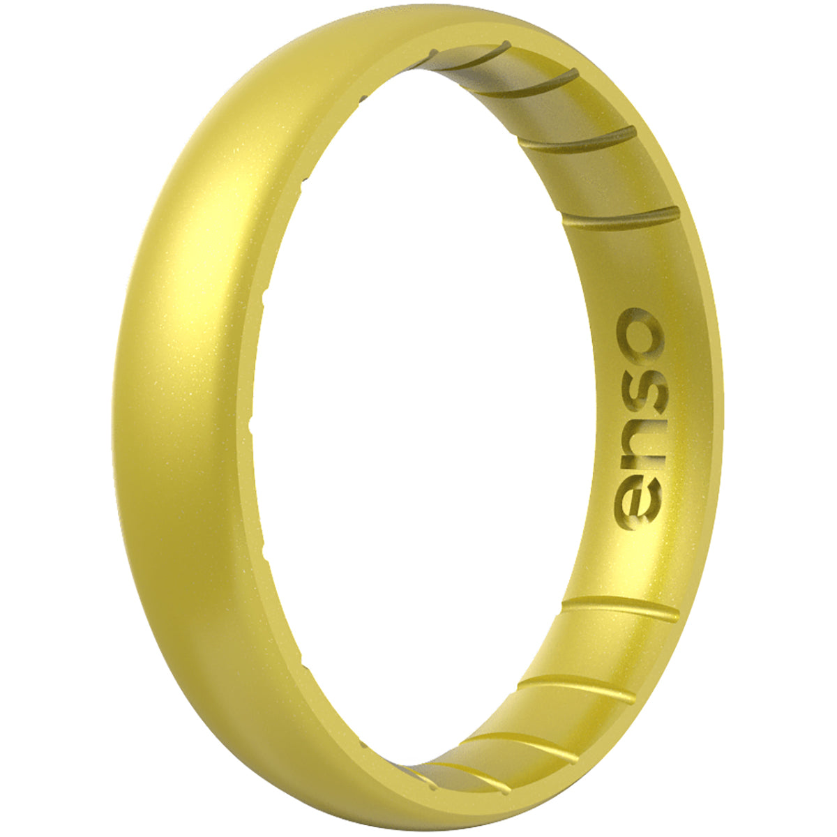 Enso Rings Thin Birthstone Series Silicone Ring - Yellow Topaz Enso Rings