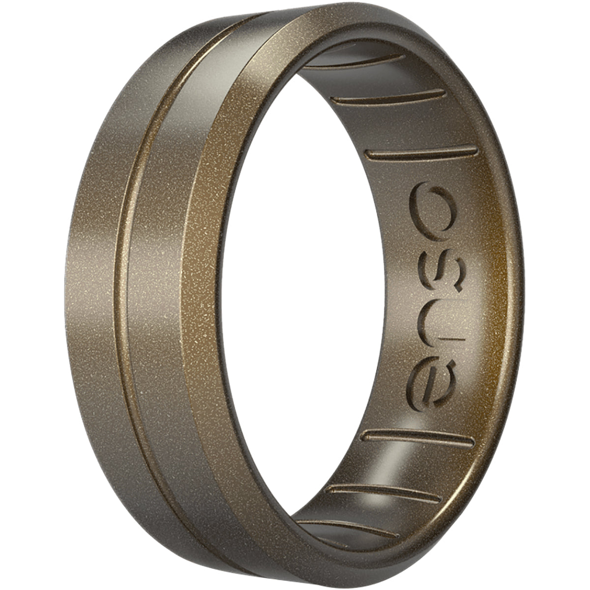 Enso Rings Classic Elements Series Silicone Ring - Meteorite