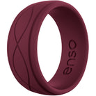 Enso Rings Men's Infinity Series Silicone Ring - Oxblood Enso Rings