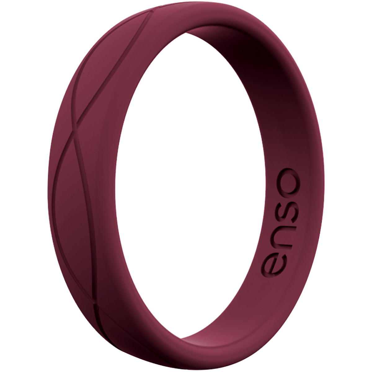 Enso Rings Women's Infinity Series Silicone Ring - Oxblood Enso Rings
