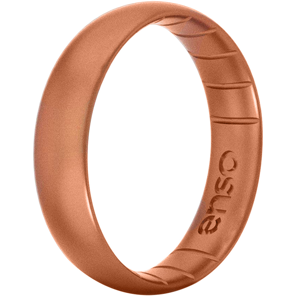 Enso Rings Halo Contour Elements Series Silicone Ring - 5 - Gold 