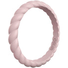 Enso Rings Braided Stackables Series Silicone Ring - Pink Sand - Forza Sports