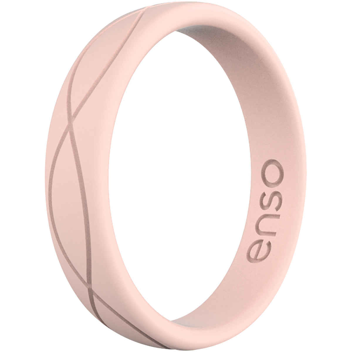 Enso Rings Women's Infinity Series Silicone Ring - Pink Sand Enso Rings