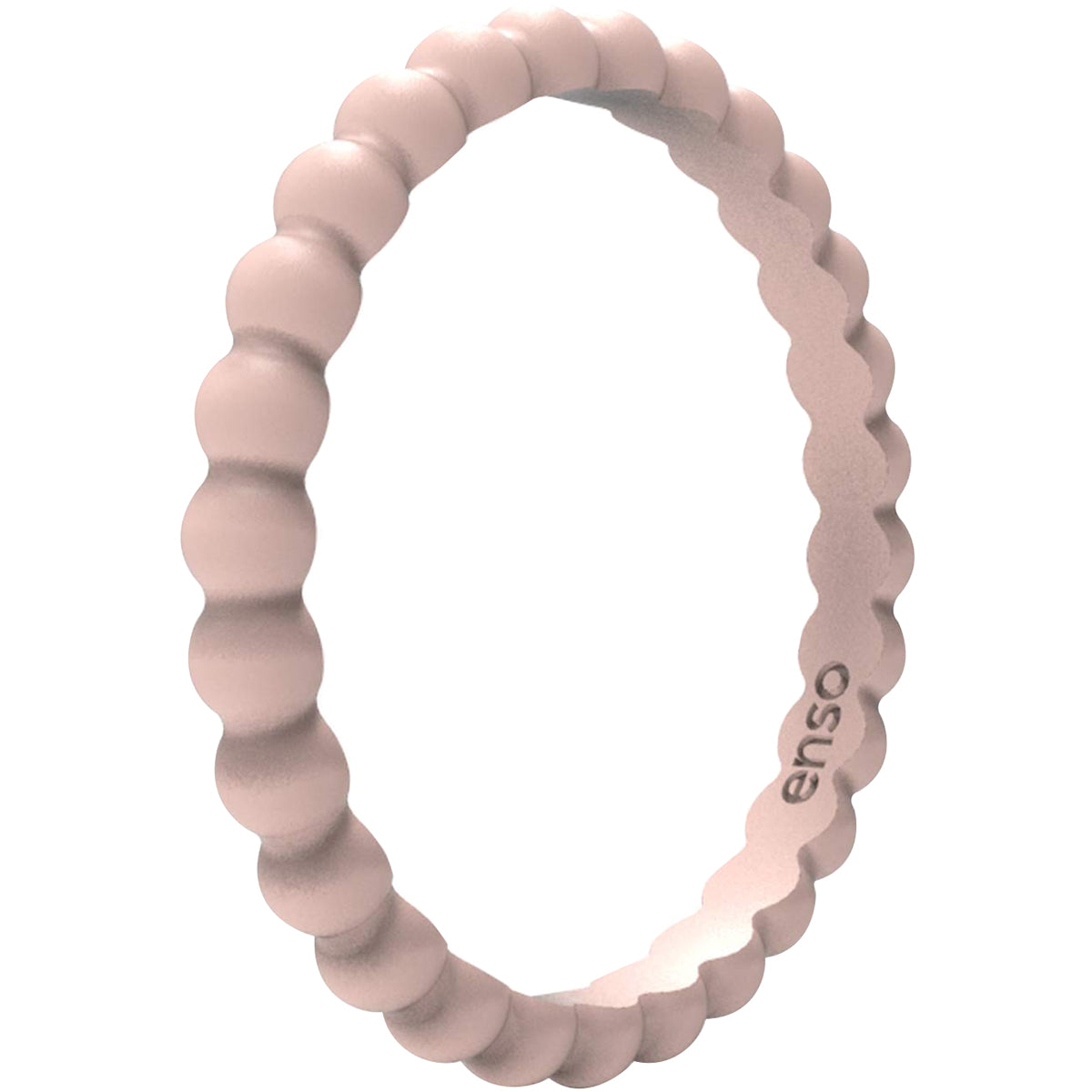 Enso Rings Beaded Stackables Series Silicone Ring - Pink Sand Enso Rings