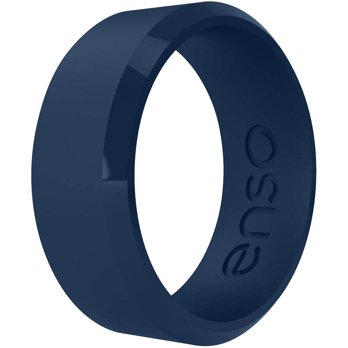 Enso Rings Classic Bevel Series Silicone Ring - Navy Blue Enso Rings