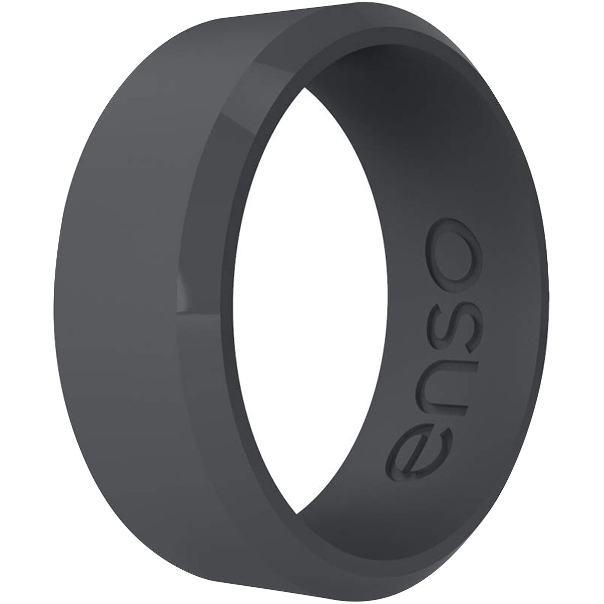 Enso Rings Classic Bevel Series Silicone Ring - Slate Enso Rings