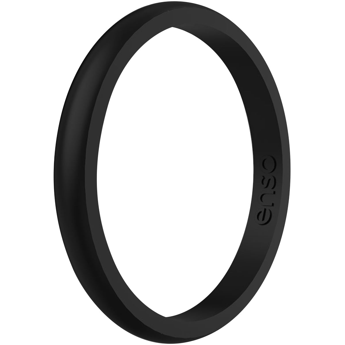 Enso Rings Halo Elements Series Silicone Ring - Black Pearl Enso Rings