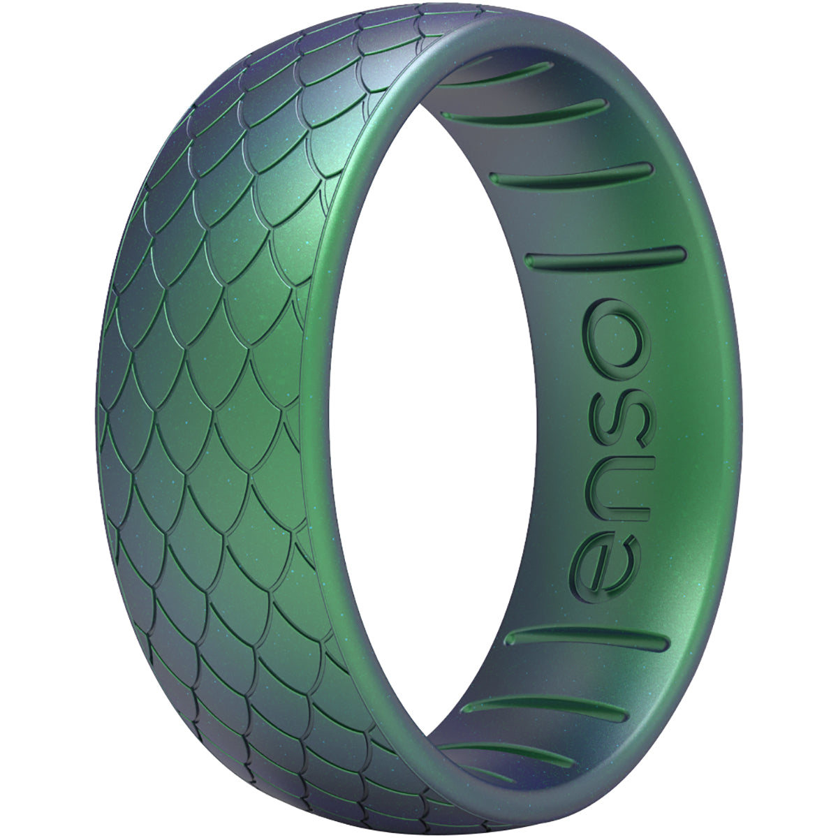 Enso Rings Classic Etched Legends Series Silicone Ring - Dragon Scale Enso Rings