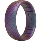 Enso Rings Classic Etched Legends Series Silicone Ring - 14 - Mermaid Scale - Forza Sports